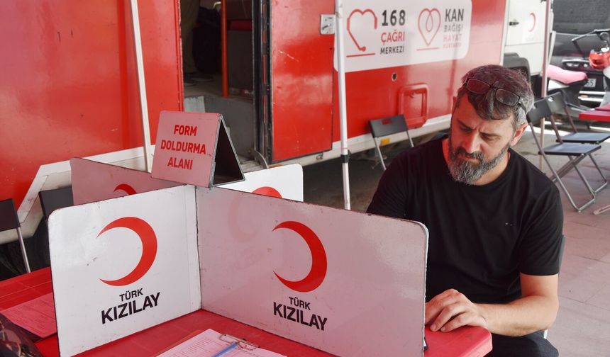 "Mahallenin Gücü Kan Bağışıyla Büyür"  kampanyası Manisa'da başladı