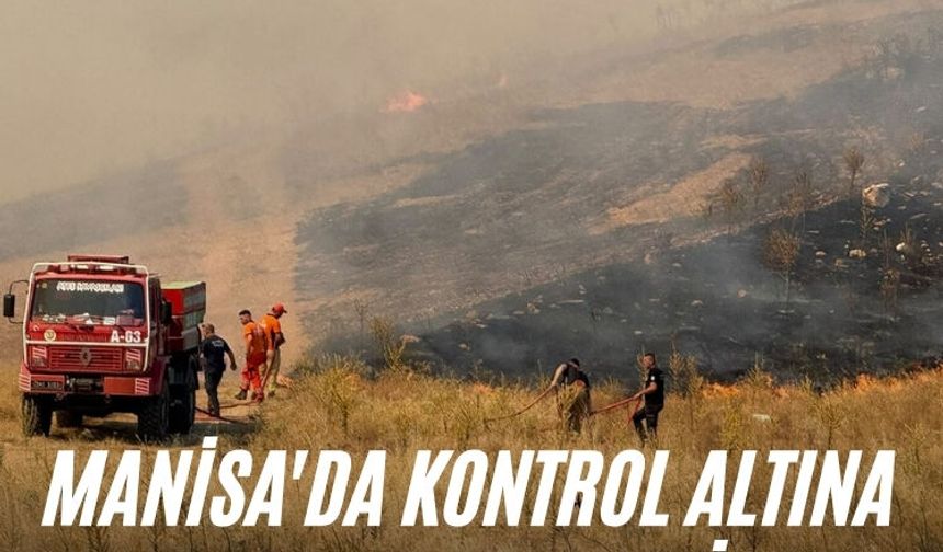 Manisa'da kontrol altına alınan yangın yeniden alevlendi