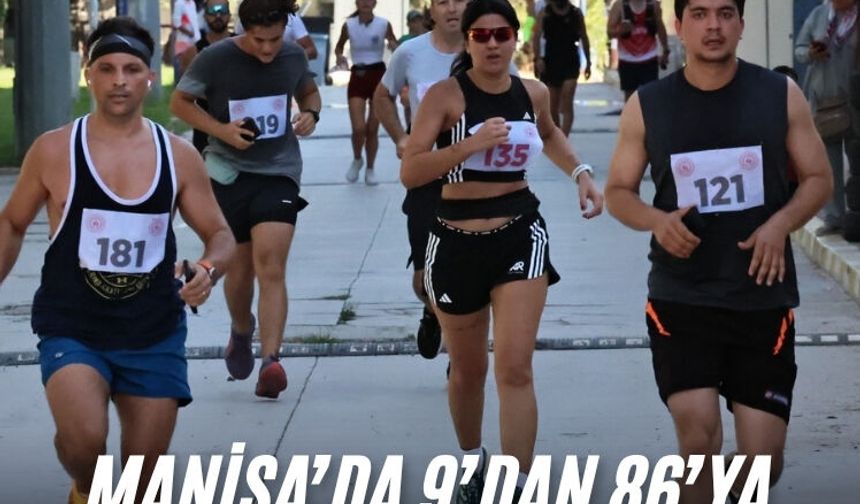Manisa’da 9’dan 86’ya zafer için koştular