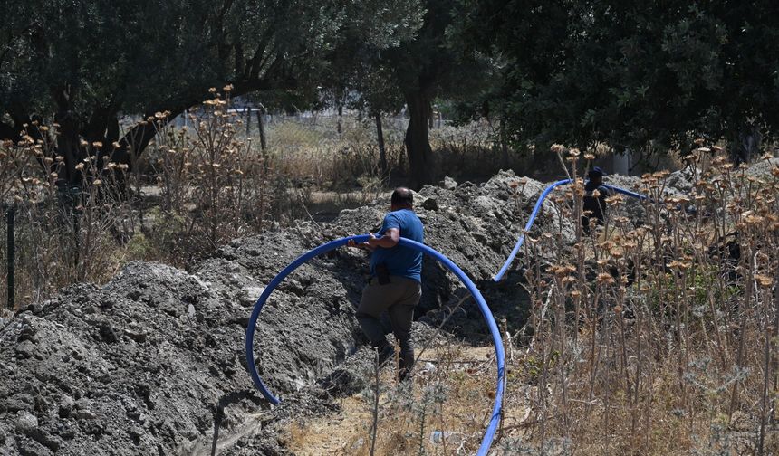 Yağcılar’da yıllardır beklenen içme suyu hattı döşeniyor