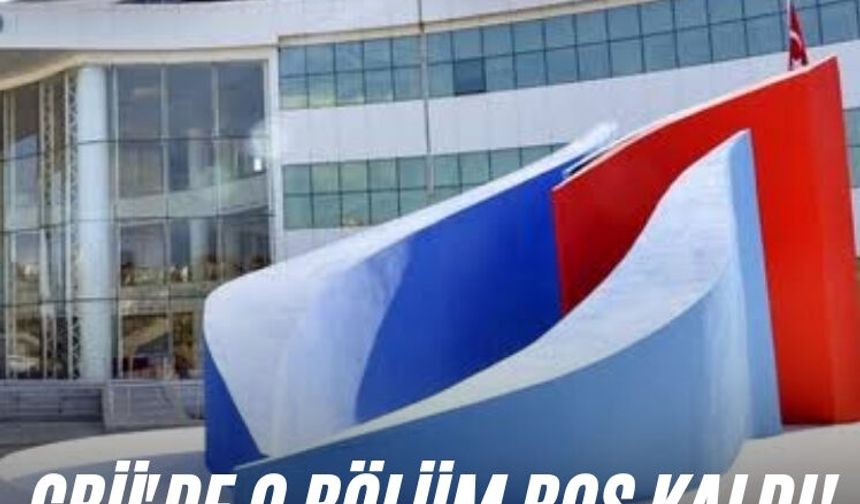 CBÜ'de o bölüm boş kaldı! Kimse tercih etmedi