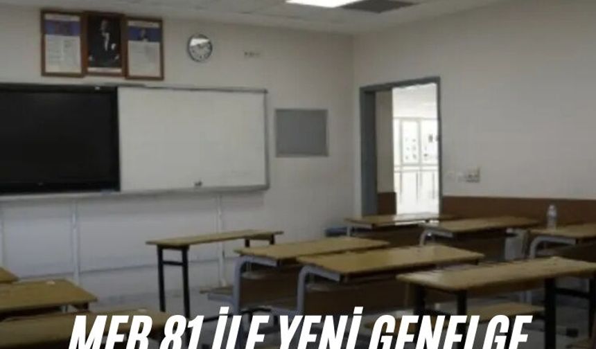 MEB 81 ile yeni genelge gönderdi