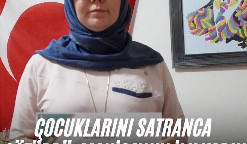 Çocuklarını satranca götürdü, Manisa'nın ilk kadın mangala antrenörü oldu