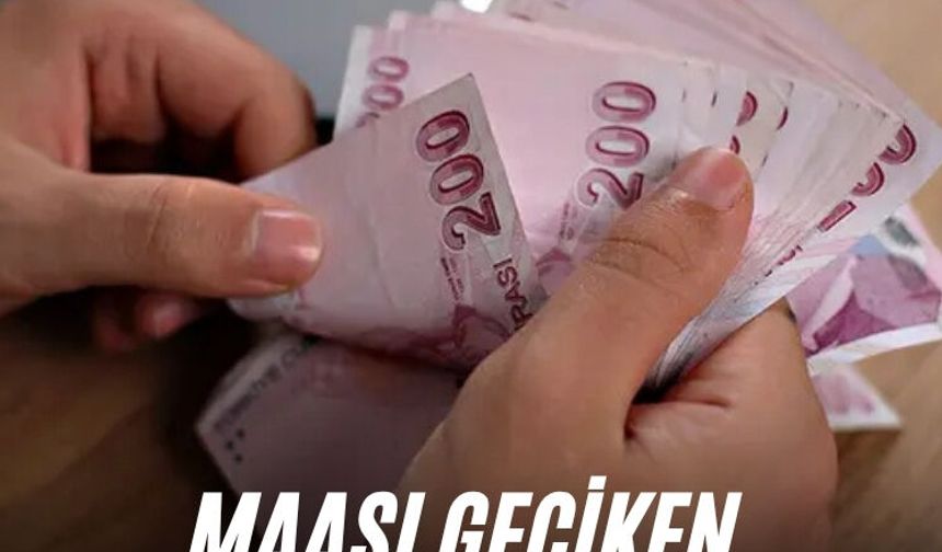 Maaşı geciken işçiye müjde