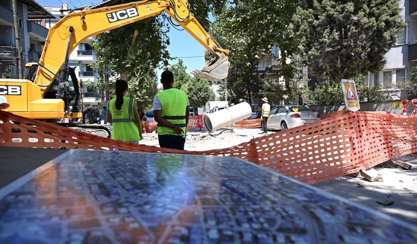 Soma İnönü Mahallesi'ne bin 200 metrelik yağmursuyu hattı