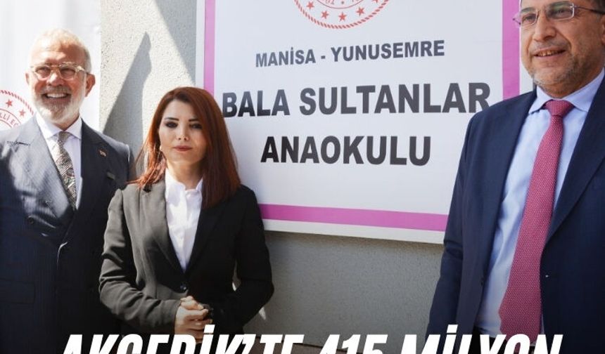 Akgedik’te 415 milyon liralık eğitim yatırımı