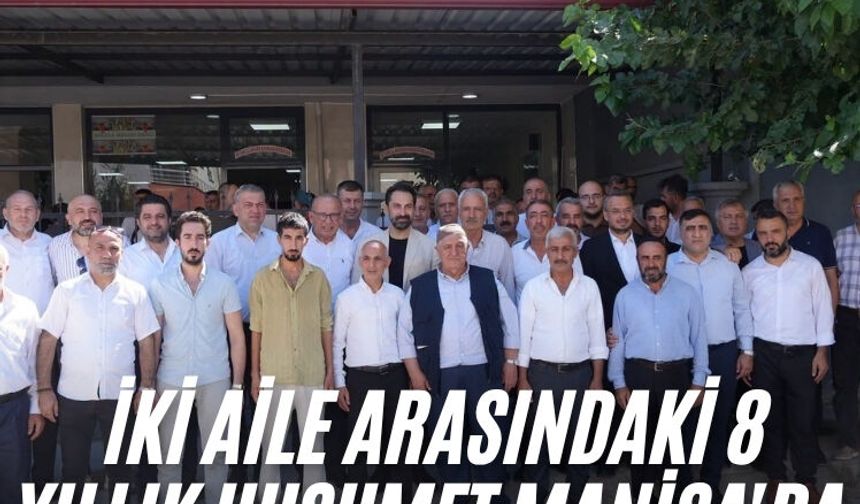 İki aile arasındaki 8 yıllık husumet Manisa'da son buldu