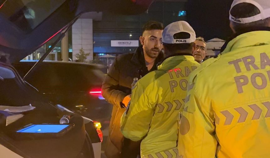 "Teşkilat mısınız" diyen alkollü sürücüye polisten:  "Polis teşkilatıyız"