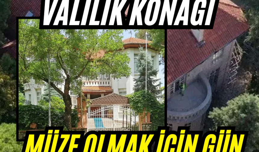 Manisa’nın tarihi Valilik Konağı müze olmak için gün sayıyor
