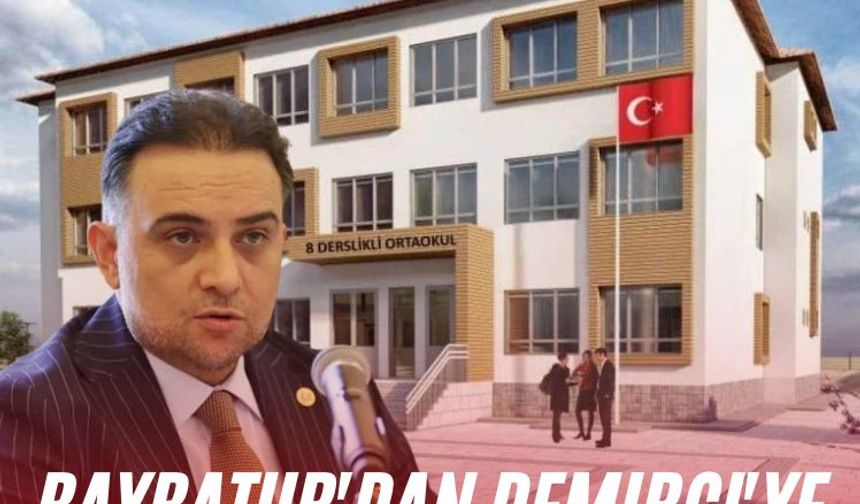 Baybatur'dan Demirci'ye ilkokul müjdesi