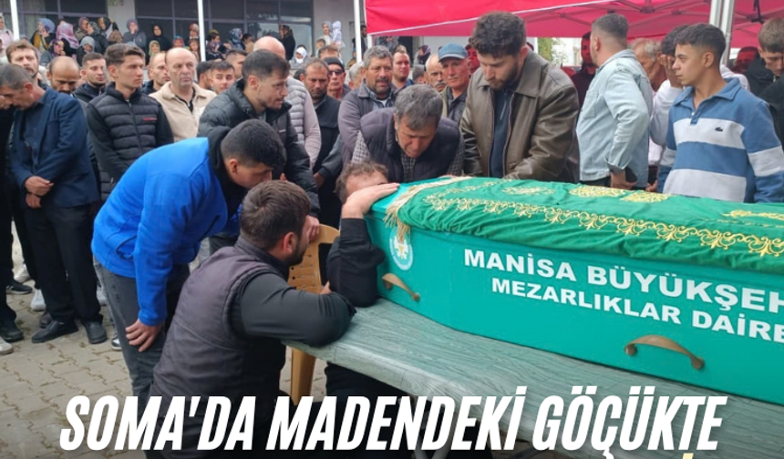 Soma'da madendeki göçükte hayatını kaybeden Ramazan İnce son yolculuğuna uğurlandı