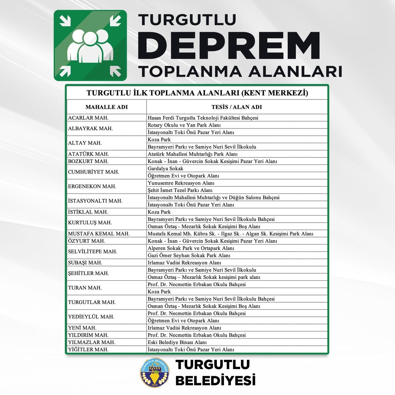 Turgutlu Belediyesinden 6 Şubat Depremleri Hatırlatması (2)