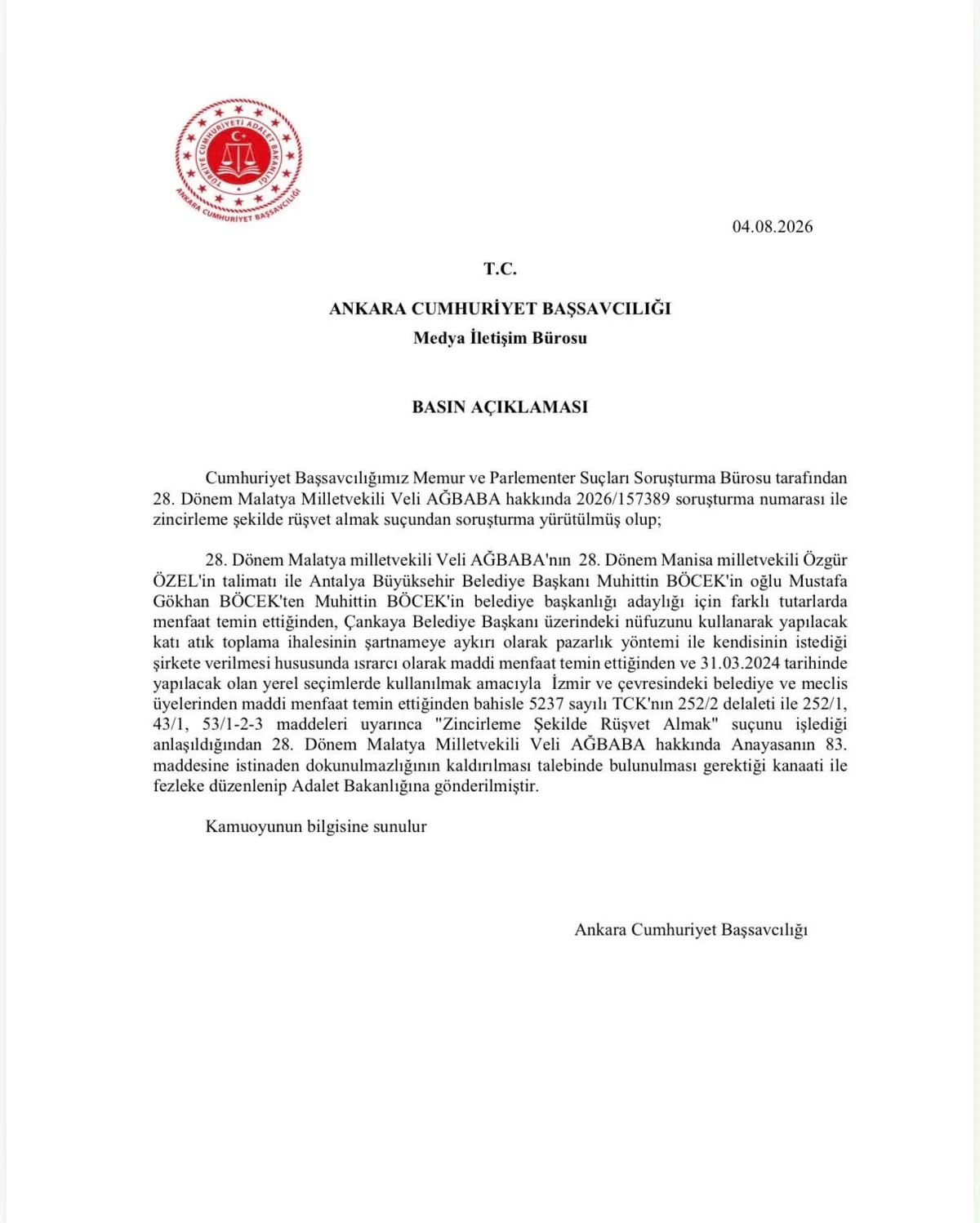 0X0 Ozgur Ozel Ve Veli Agbaba Hakkinda Rusvet Fezlekesi 1785869829642