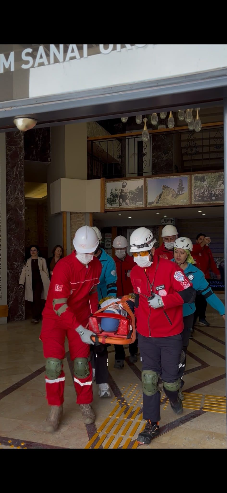 Manisa Öğretmenevi’nde Yangın Ve Tahliye Tatbikatı (1)