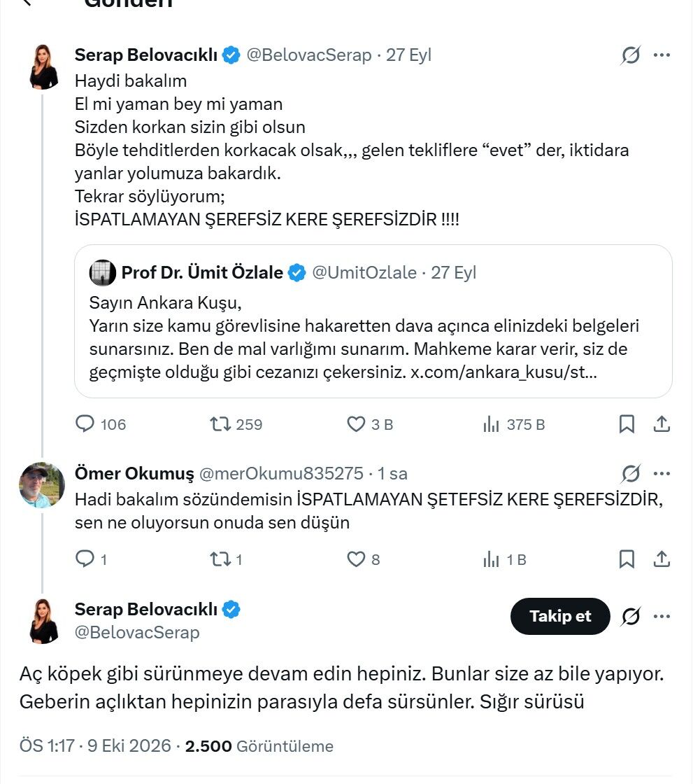 Serap Belovacıklı hakkında soruşturma başlatıldı